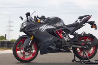 TVS Apache RTR 310 with just ₹ 15,000 down payment! Know price, mileage and features