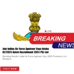 Shocking Results! Indian Air Force Agniveer Vayu 2025 Provisional List Released