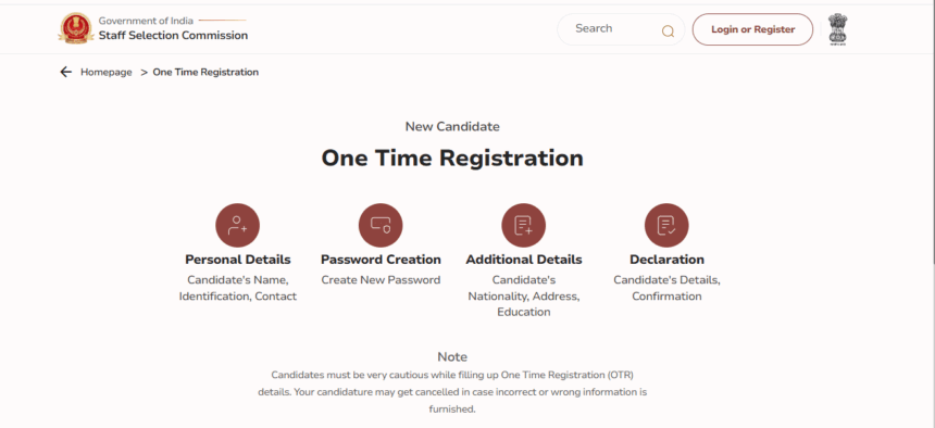 SSC One Time Registration 2025 (Aadhaar Enabled) – All You Need to Know!