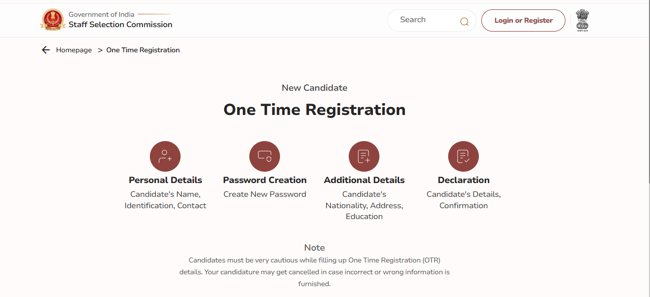 SSC One Time Registration 2025 (Aadhaar Enabled) – All You Need to Know!