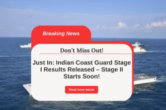 Coast Guard Result 2025 OUT Now – Check Your Name Before the Server Crashes!