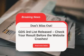 India Post GDS 3rd Merit List 2025 OUT Now – Is Your Name on the Final Selection?