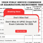UPSC 2026 Exam Dates OUT Now – Is Your Dream Exam Closer Than You Think?