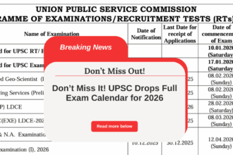 UPSC 2026 Exam Dates OUT Now – Is Your Dream Exam Closer Than You Think?