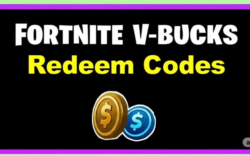 Fortnite V-Bucks redeem codes for June 4, 2025, then you have come to the right place